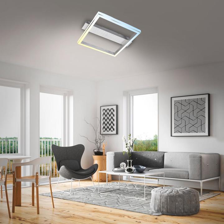 Produktbild Briloner LED Deckenleuchte, alu-chrom, LED/23W (2600 lm)
