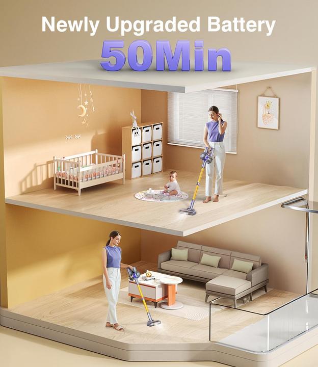 Produktbild Euary Kabelloser Akkustaubsauger A44