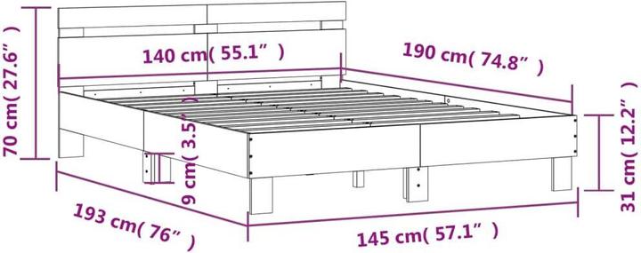Produktbild VidaXL Jarena (140 x 190 cm)