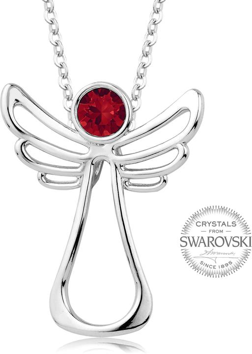 Immagine prodotto Levien Collana con angelo custode di cristallo rosso (L)