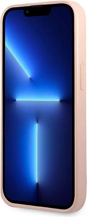 Produktbild Guess GUHCP14SPSATLP iPhone 14 6,1" różowy/pink hardcase SaffianoTriangle Logo (Apple iPhone 14)