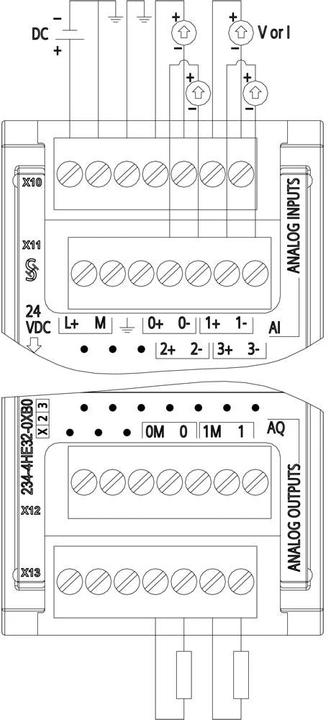 Produktbild Siemens ANALOG I/O SM 1234, 4AI/2AO