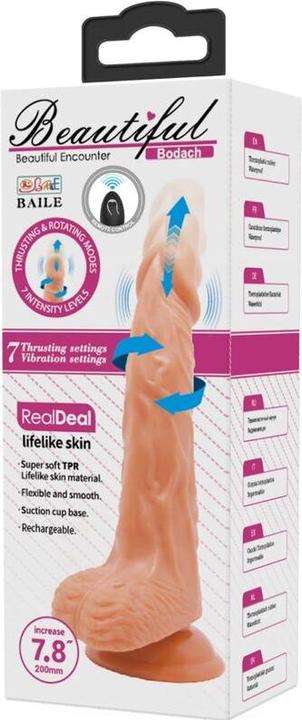 Image du produit Baile Bodach Vibrateur Réaliste Avec Ventouse Télécommandée