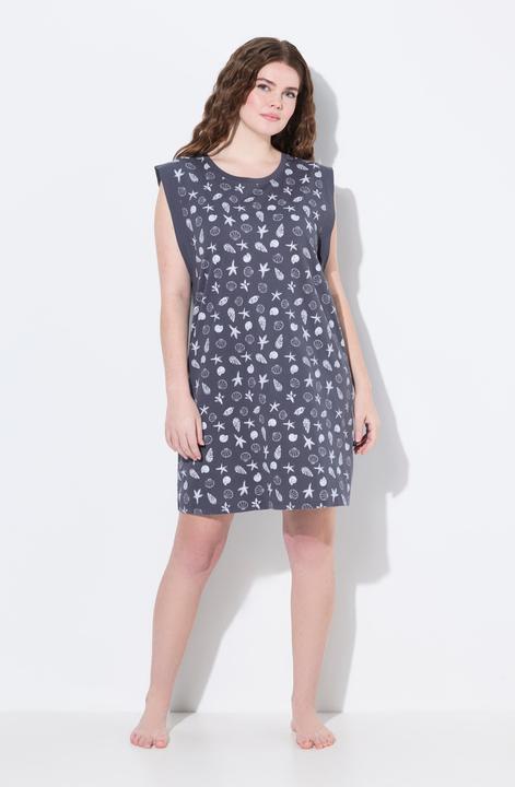 Immagine prodotto Ulla Popken Maglia dal taglio lungo e smanicato con stampa e scollo rotondo (42, 44)