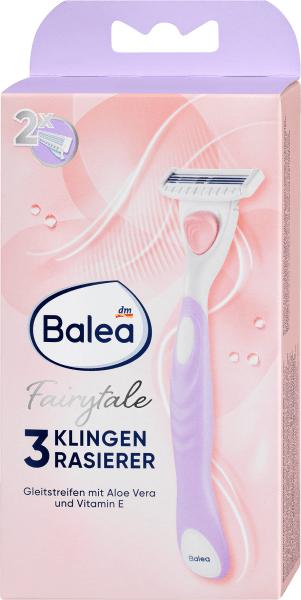 Produktbild dm Balea Rasierer Fairytale 3 Klingen