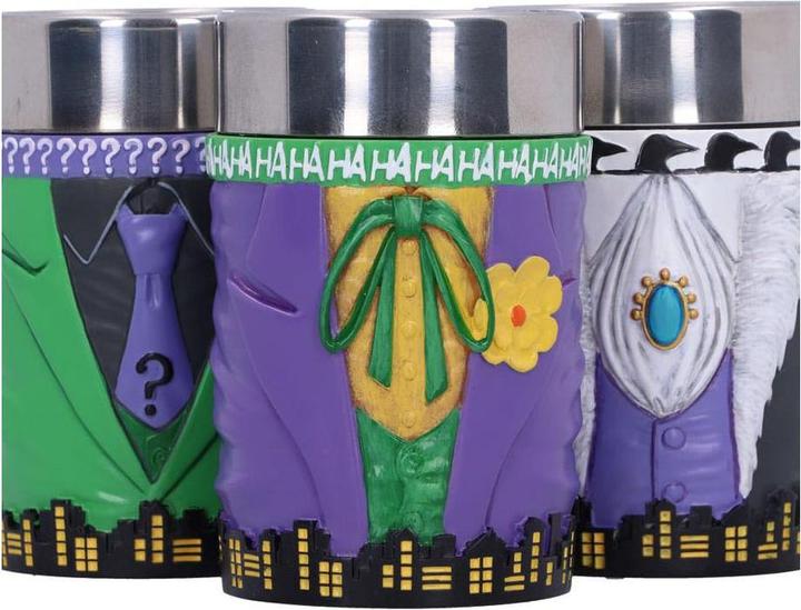 Actual product image Nemesis Now DC Comics shot glasses Batman Super-Villains 3-pack (0.50 dl, 3 x, Shot glass)