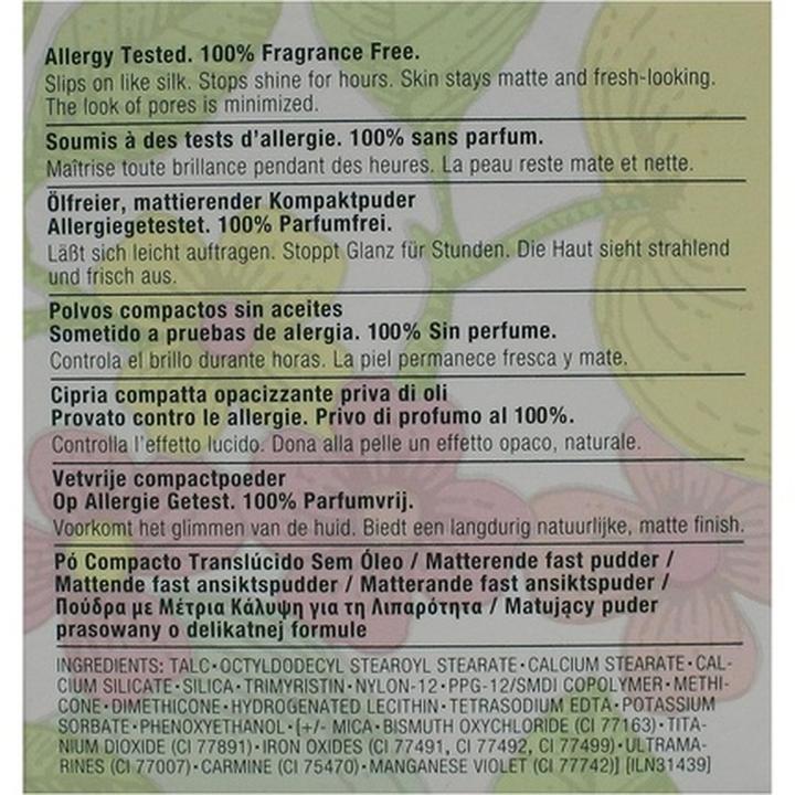 Nährwerte und Zutaten Clinique Stay Matte (No. 02 Stay Netural)