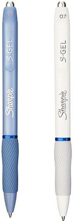 Produktbild Sharpie Gelschreiber S-Gel Fashion 12er Schachtel (Blau / Weiss, 12 x)