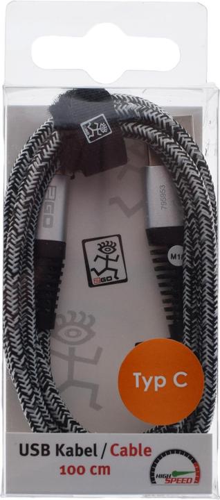Actual product image 2GO 795953 USB Cable USB 3.2 Gen 1 (3.1 Gen 1) USB B USB C (1 m, USB 3.2 Gen 1)