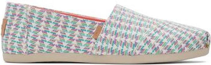 Toms Alpargata Multicolore Tessuta a Triangolo (37.5)