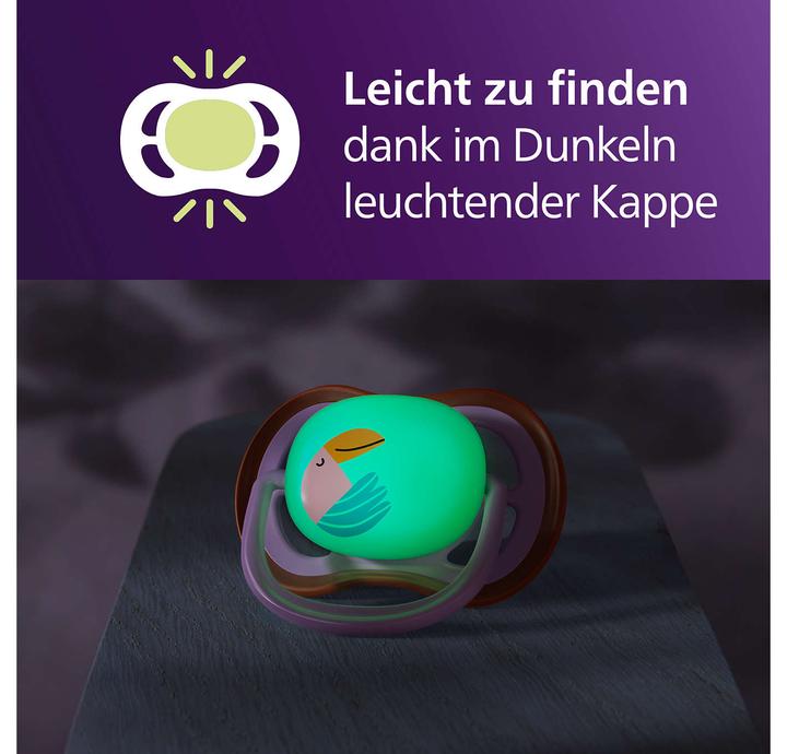 Image du produit Philips Avent Pacifier für die Nacht (2 x, à partir de 18 m.)