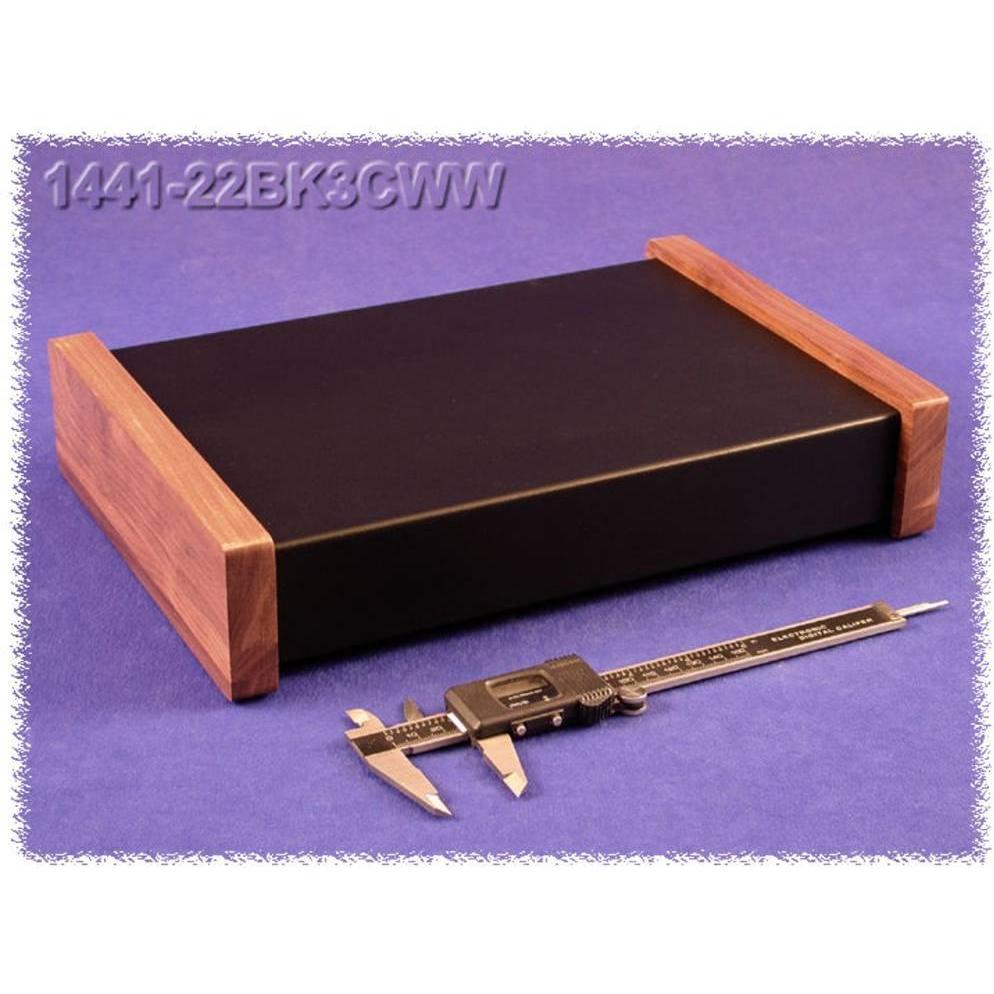 Hammond 1441-22BK3CWW Universal-Gehäus (Gehäuse), Elektronikzubehör + Gehäuse, Schwarz