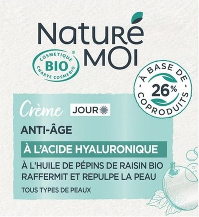 Produktbild Markenlos Organische Anti-Aging-Gesichtscreme mit Hyaluronsäure (50 ml, Tagescreme)