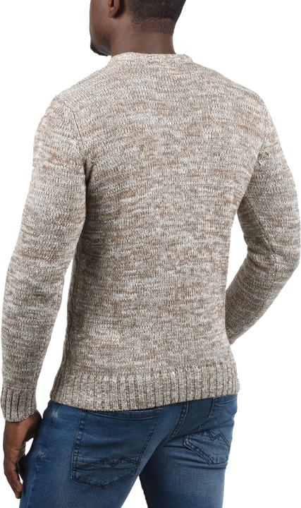 Image du produit Solid Philemon Pull En Grosse Maille Pull-Over Tricot Pour Homme Avec Encolure Rond 100% Coton (L)