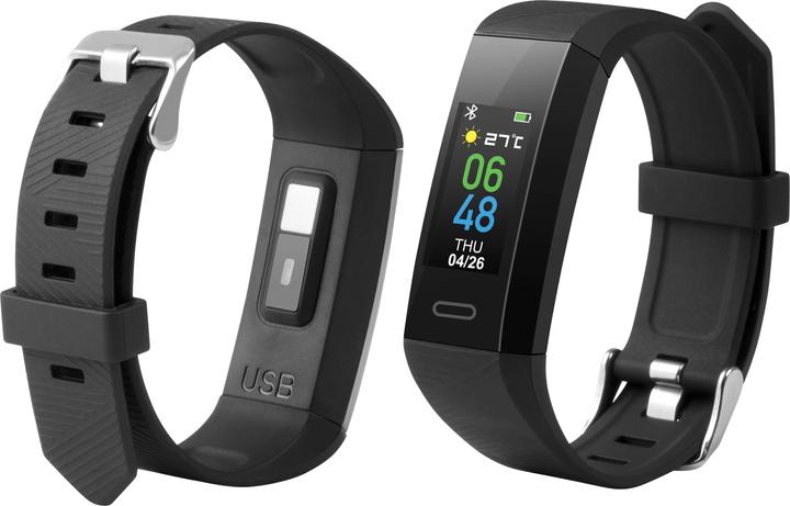 Produktbild Technaxx TX-HR7 Fitness-Tracker mit integrierter Pulsfunktion Uni Schwarz (20 mm)