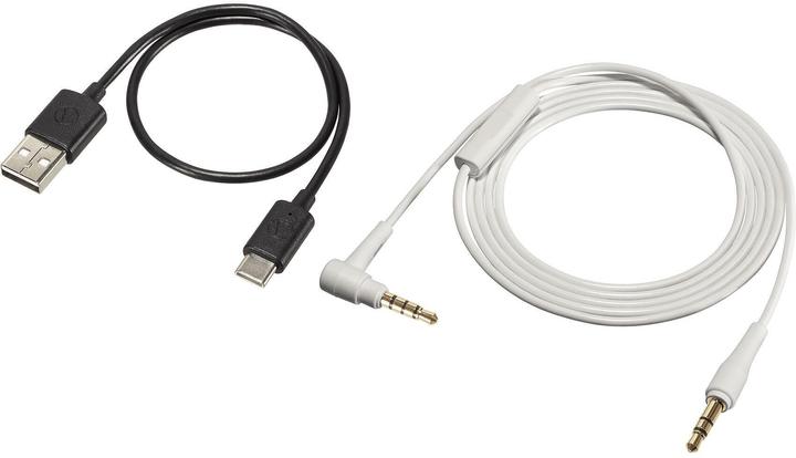 Actual product image Audio-Technica ATH-S220BTWH (No noise cancellation, 60 h, Cable, Wireless)