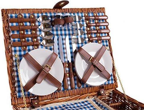 Immagine prodotto EGenuss Cestino da picnic fatto a mano
