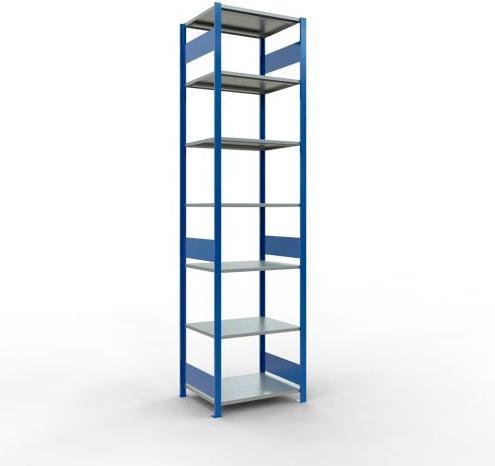 Immagine prodotto Schulte Lagertechnik Sistema di scaffalature di base senza viti MULTIplus150 con ripiani di lunghezza