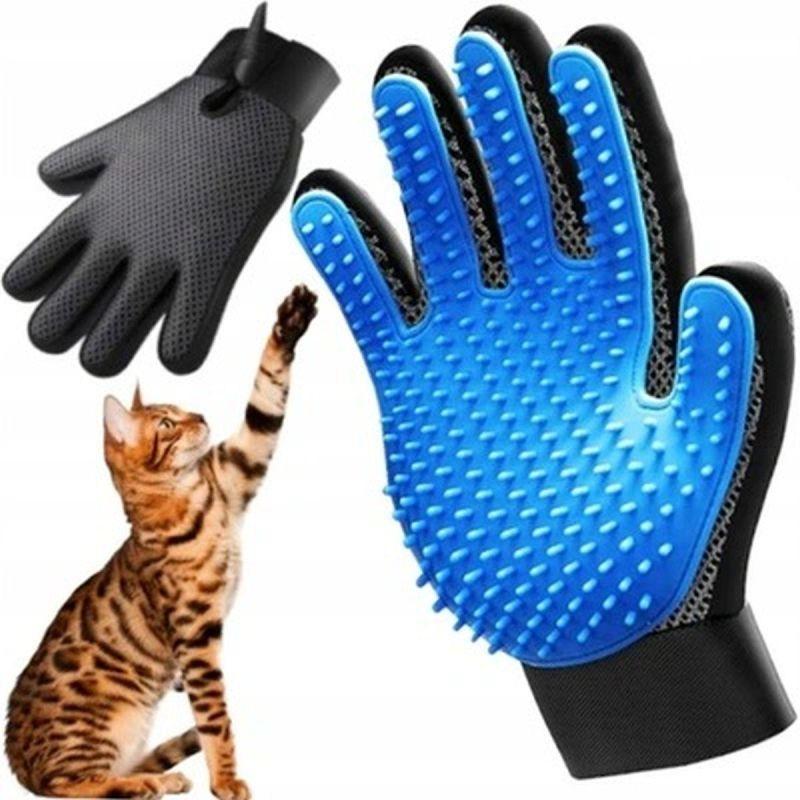 Meilleurs prix pour PETS Collection Rękawica szczotka do czesania wyczesywania sierści uniwersalny (Chat, Chien), Équipement de toilettage