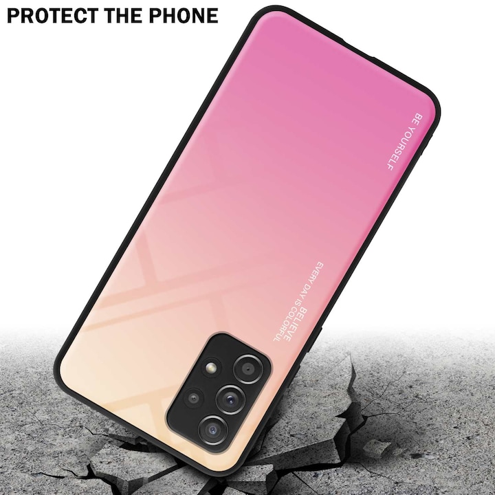 Actual product image Cadorabo TPU 2 colors glass envelope (Samsung Galaxy A52, Samsung Galaxy A52 5G, Samsung Galaxy A52s 5G)