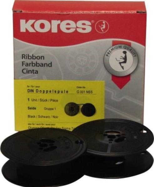 Actual product image Kores Ribbon silk black (1.30 cm, Black)