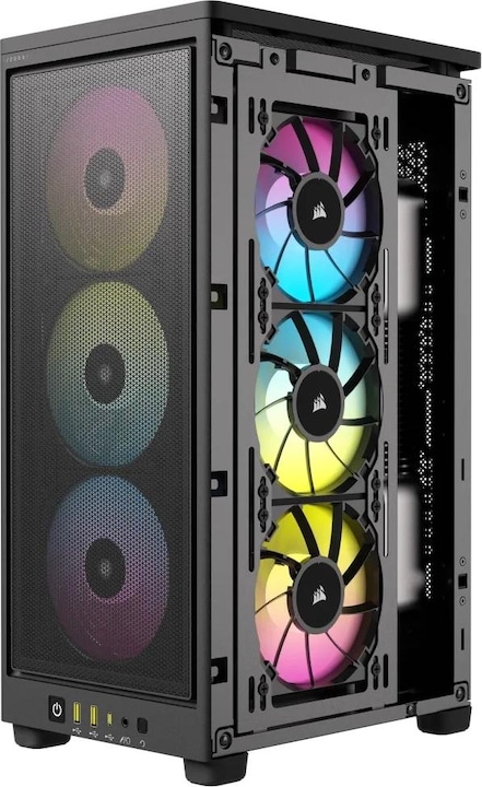 Actual product image Corsair iCUE 2000D RGB AIRFLOW Black (Mini-ITX)
