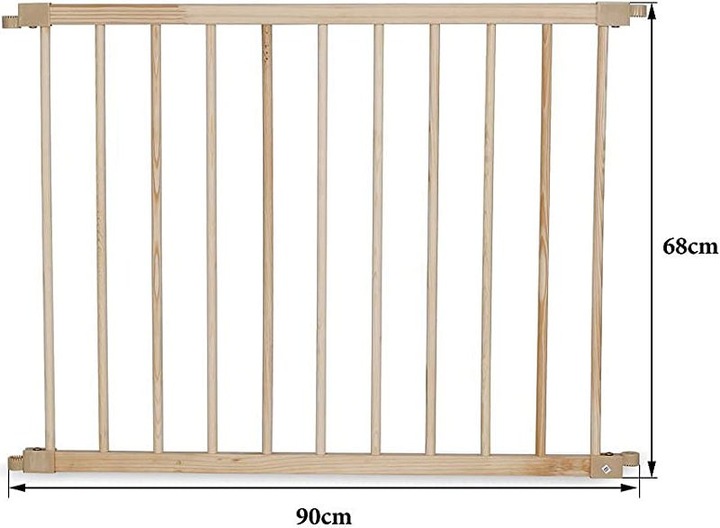 Actual product image Dibea Playpen with door (90 cm, 270 cm, Spruce)