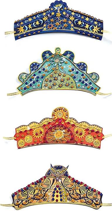 Produktbild Djeco DIY - 4 Mosaik Diademe