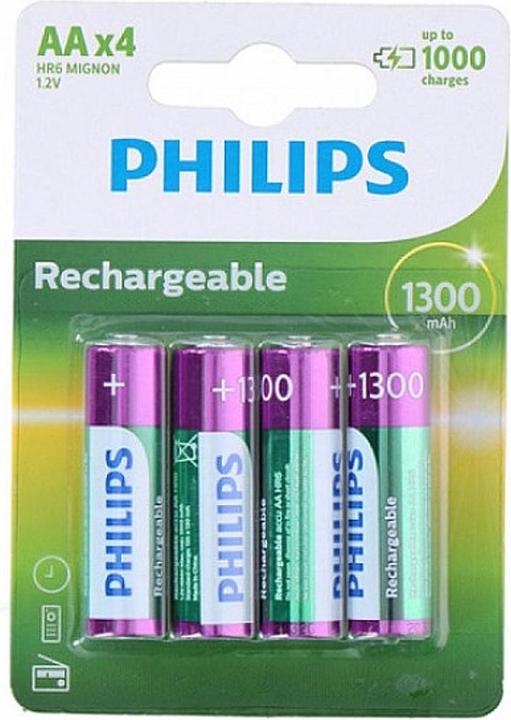 Produktbild Philips Akku Rechargeable (4 Stk., AA, 1300 mAh)