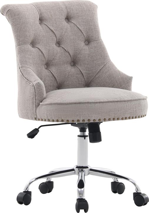 Homcom Polsterstuhl mit Chesterfield-Lehne (48 - 55 cm)