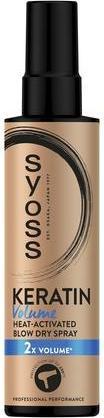 Syoss Heat Protection Spray Keratin & Volume - Protects Hair From Heat Damage