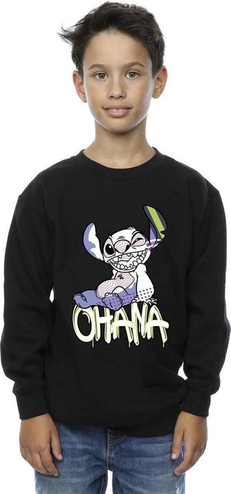 Produktbild Disney Lilo And Stitch Ohana Graffiti Sweatshirt Jungen (128)