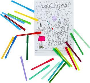 Actual product image Maped Felt tip pens OCEAN, medium, assorted colours, box of 48 pieces (Assorted colours, 48 x)