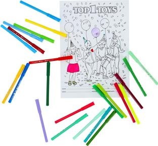 Actual product image Maped Felt tip pens OCEAN, medium, assorted colours, box of 48 pieces (Multicoloured, 48 x)