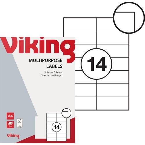 Actual product image Niceday Multifunctional labels 105x42.3mm