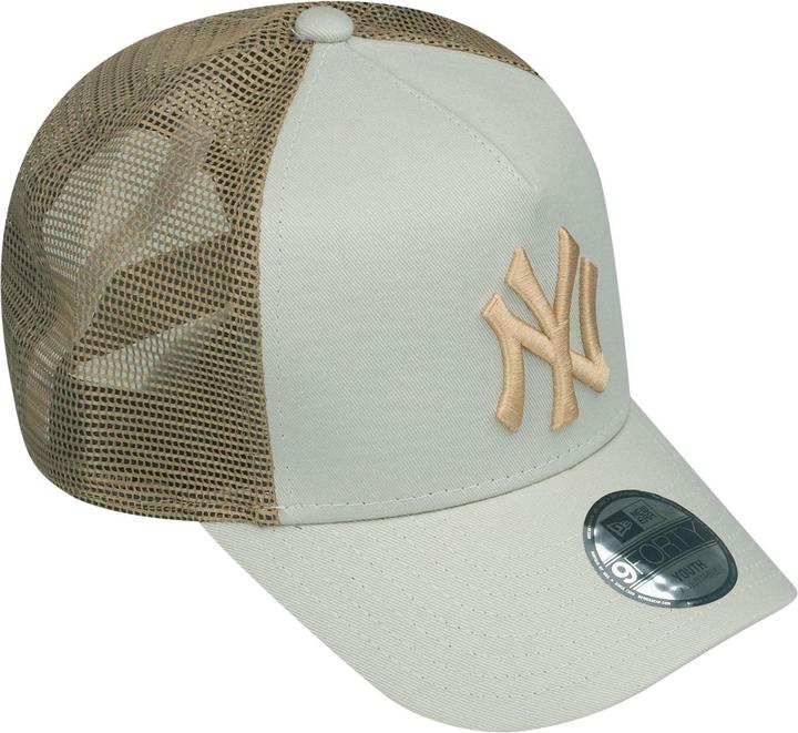 Actual product image New Era Enfants Trucker Cap - New York Yankees stone (53, 52 C, 54 C)