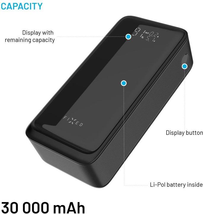 Image du produit Fixed Zen2 30, PD 65W, 30 000 mAh (30000 mAh, 65 W, 30 Wh)