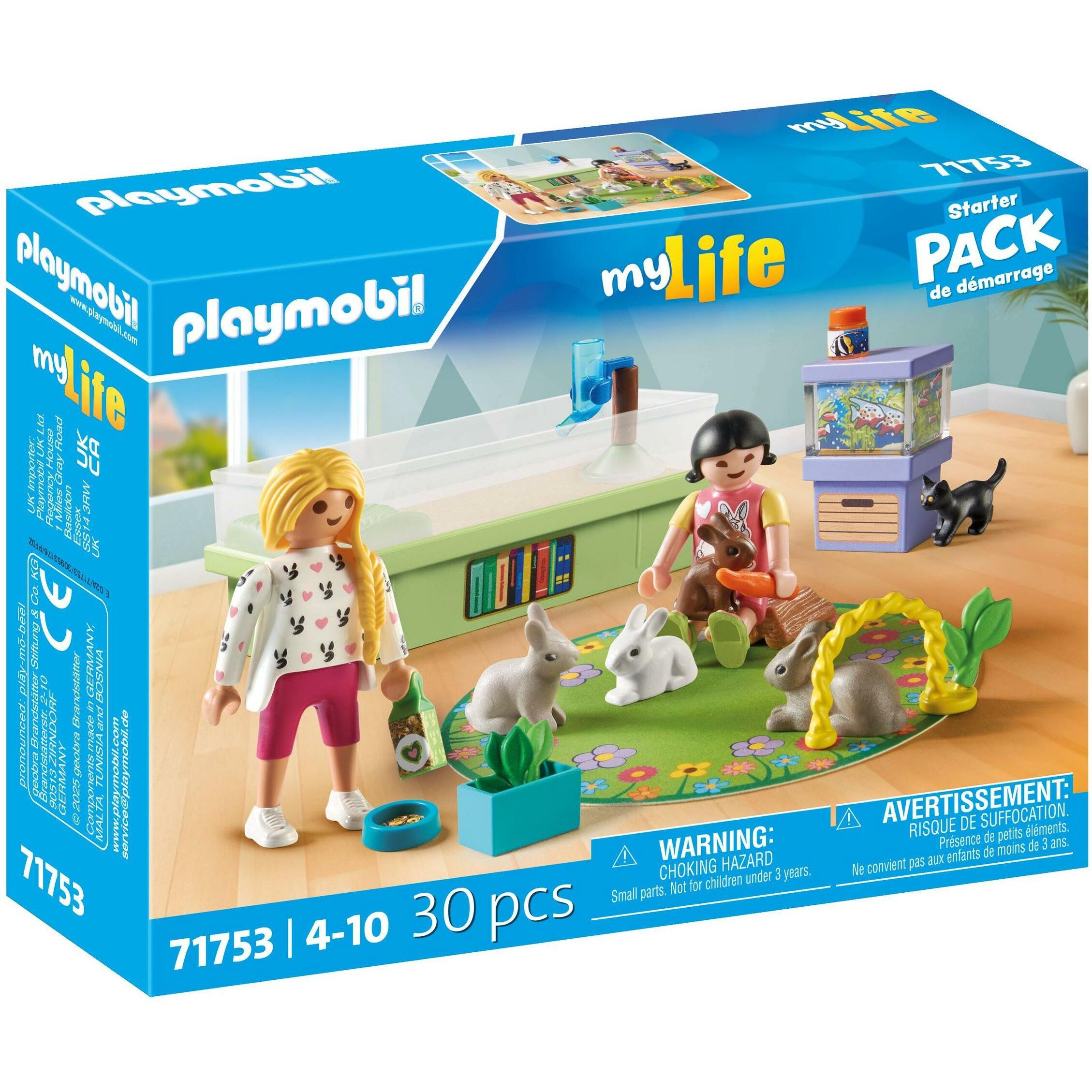 Playmobil 71753 Familie mit Hasen (71753, Playmobil My Life)