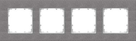 Actual product image Siemens SIEM 5TG1114-2 DELTA miro frame 4-fold colour carbonmet alli