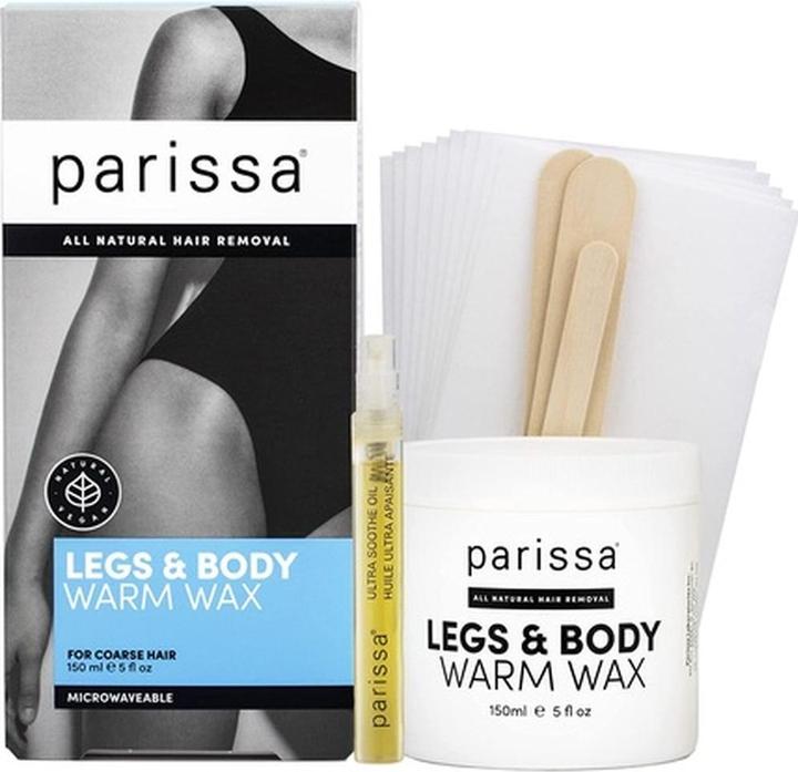 Produktbild Parissa Legs & Body Warm Wax Kit Salon-Style Microwavable Formula for Coarse Hair Removal on Face or Body At (1 x)