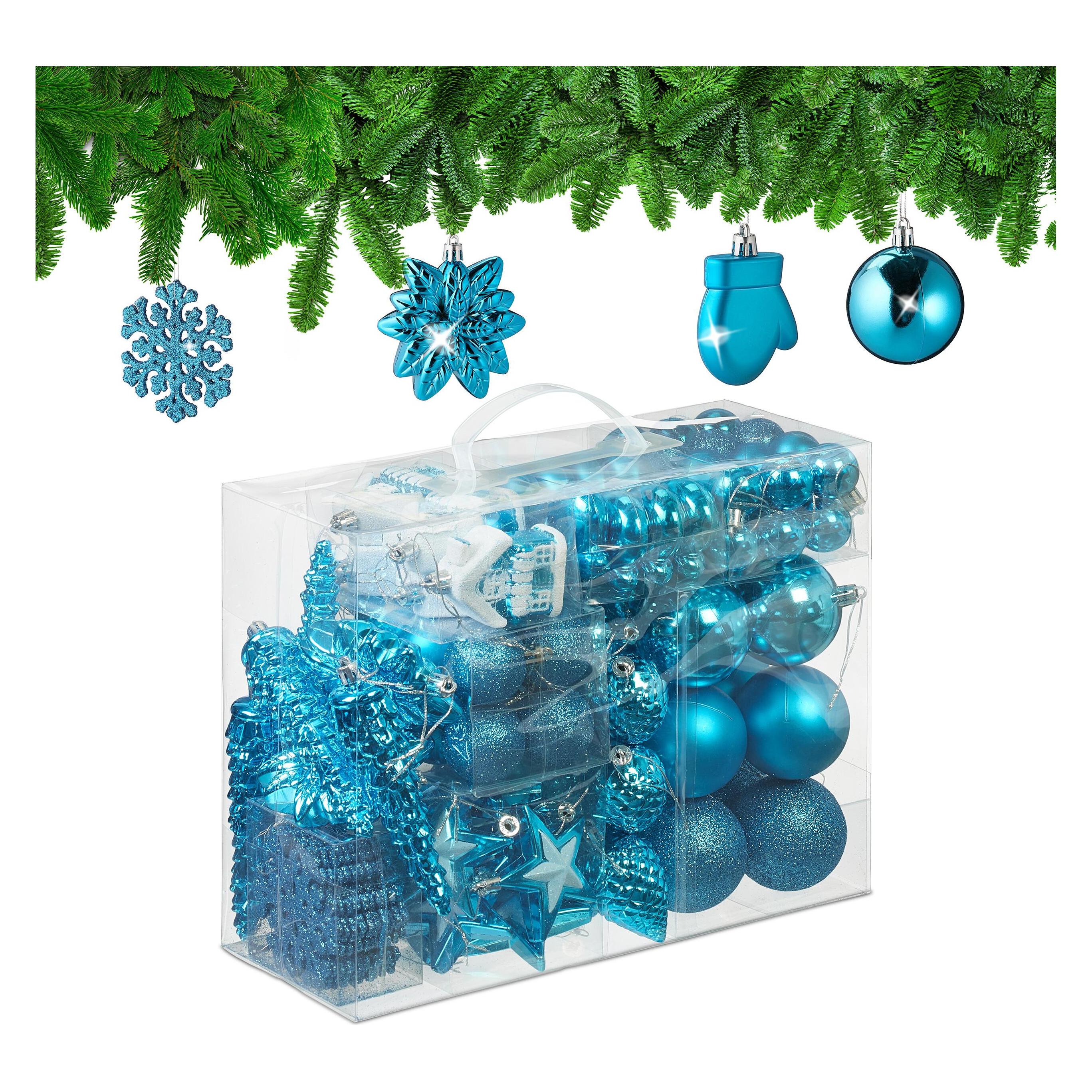 Relaxdays, Kerstboomdecoraties, Ensemble Van 100 Boules De Noël (100 x)