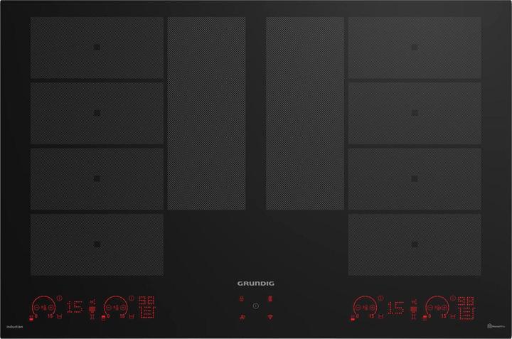 Immagine prodotto Grundig GIEI 838980 INH, piano cottura autonomo (nero, 80 cm) (77 cm, Piano cottura a induzione)