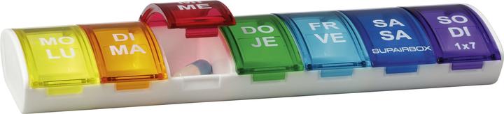 Immagine prodotto Supairbox 1x7 distributore settimanale tedesco/francese arcobaleno a 12 pezzi