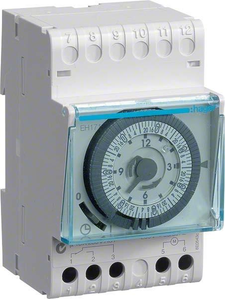 Actual product image Hager Quartz timer W weekly programme DIN
