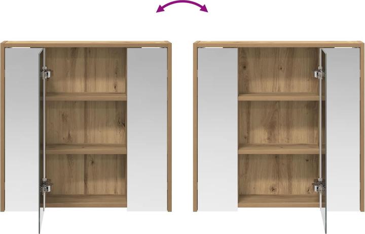 Actual product image vidaXL Badezimmerschrank (63.50 x 16 x 62.50 cm)