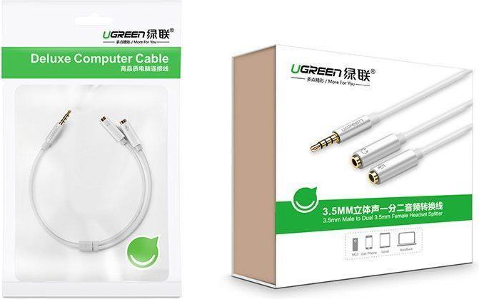Immagine prodotto Ugreen Splitter per cuffie da 3,5 mm (Schegge)