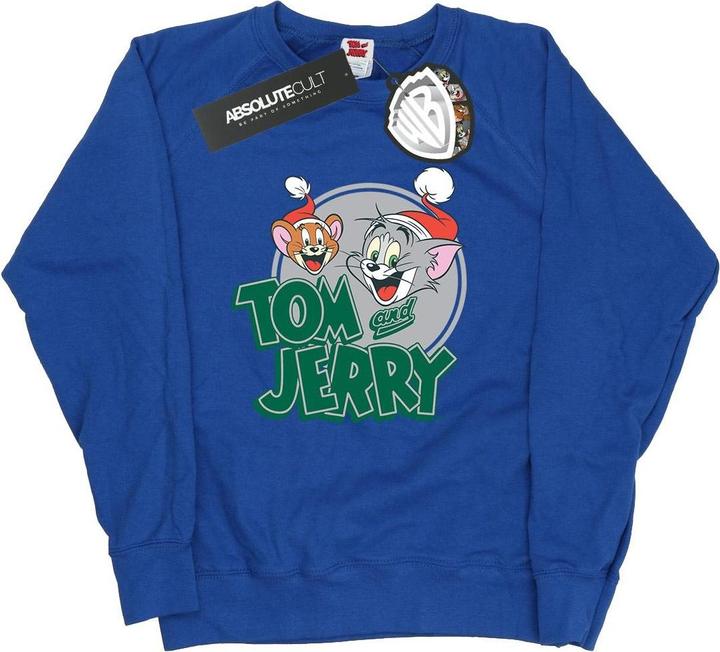 Actual product image Tom & Jerry Womens/Ladies Christmas Greetings Sweatshirt (M)