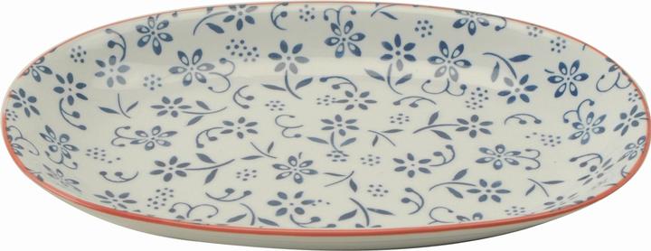 Actual product image Haynan Porcelain plate with pattern, oval