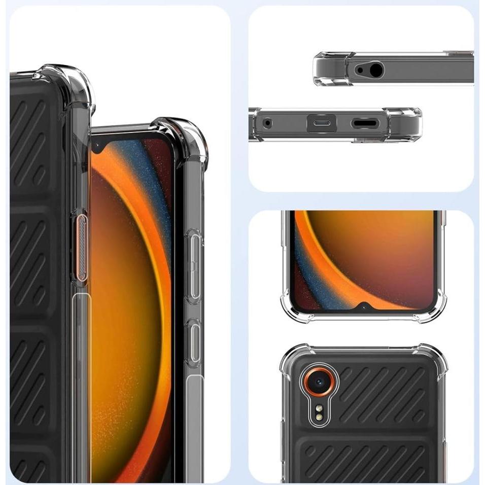 Thumbnail - Screenguard Crystal Soft Airbag Bumper (Samsung Galaxy Xcover 7), Smartphone Hülle, Transparent