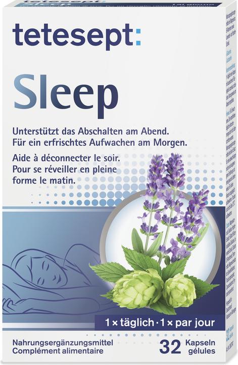 Image du produit Tetesept Sommeil (32 pièce(s), Capsules, 41 g)